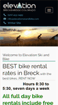 Mobile Screenshot of elevationskiandbike.com